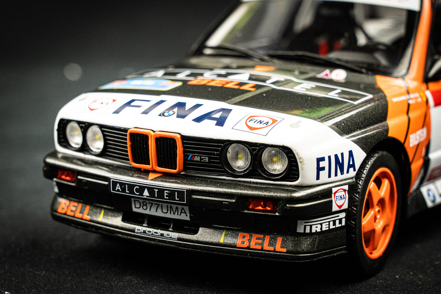 BMW M3 (E30) #5 DeMevius / Lux - P3 Ypres Rallye 1990 - Solido 1:18