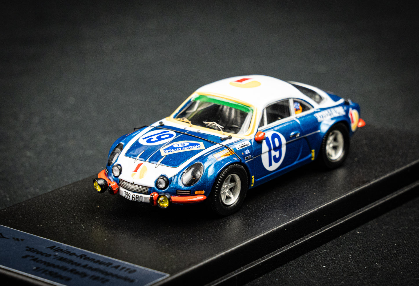 Renault Alpine A110 Lim. Edition 1/150 #19 Siroco / Andriopoulos - 8th Acropolis Rallye 1972