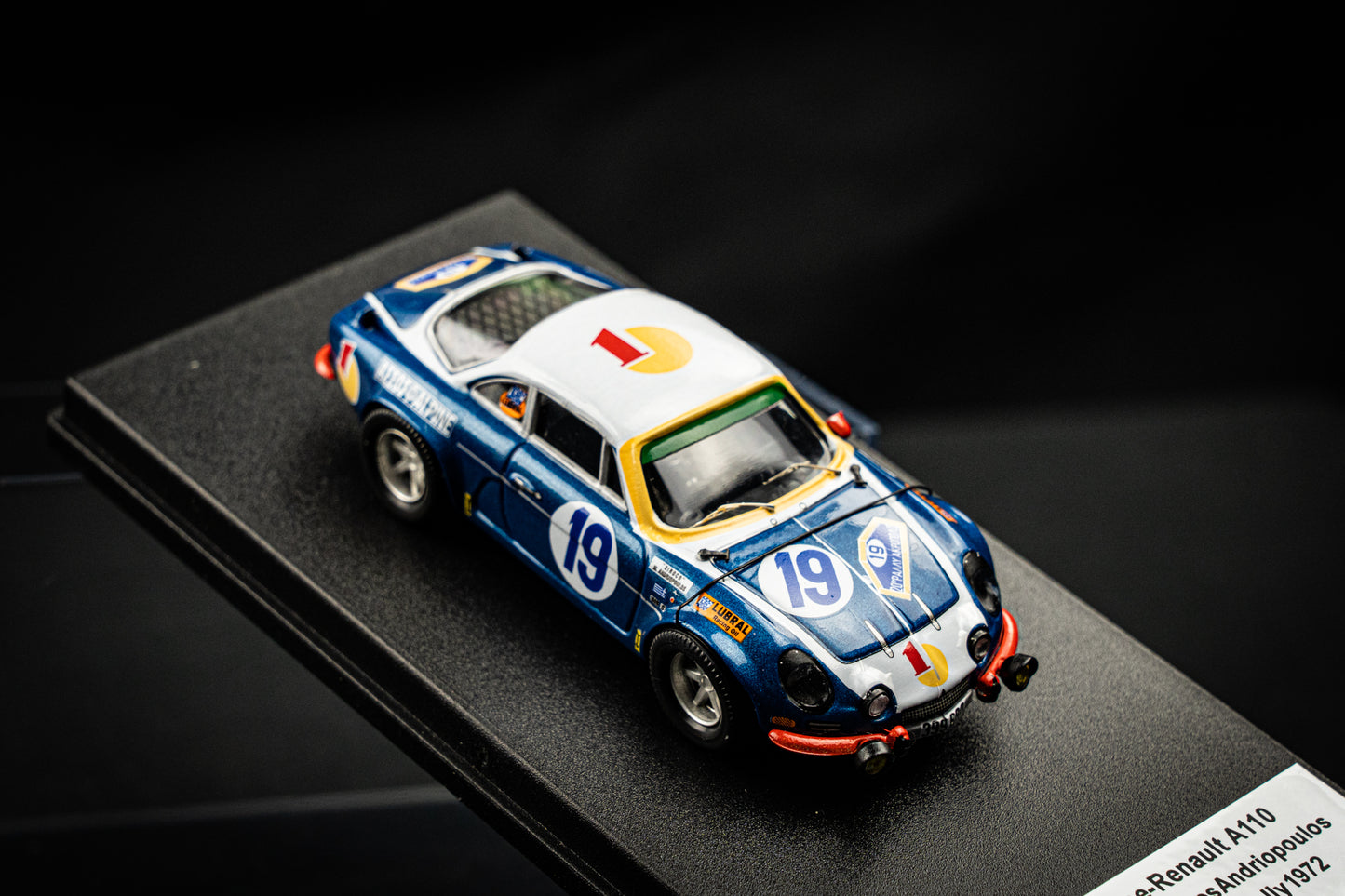 Renault Alpine A110 Lim. Edition 1/150 #19 Siroco / Andriopoulos - 8th Acropolis Rallye 1972