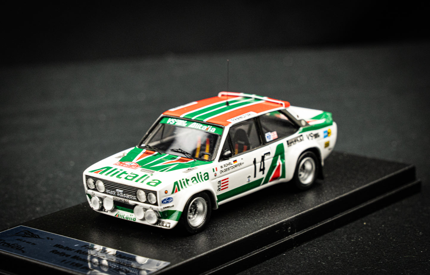 Fiat Abarth 131 lim. edition 1/150 #14 Röhrl / Geistdörfer - Monte Carlo Rallye 1979 1:43