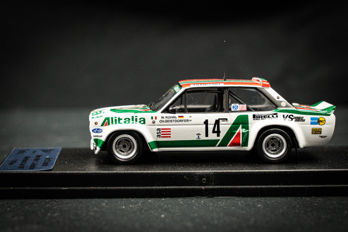 Fiat Abarth 131 lim. edition 1/150 #14 Röhrl / Geistdörfer - Monte Carlo Rallye 1979 1:43