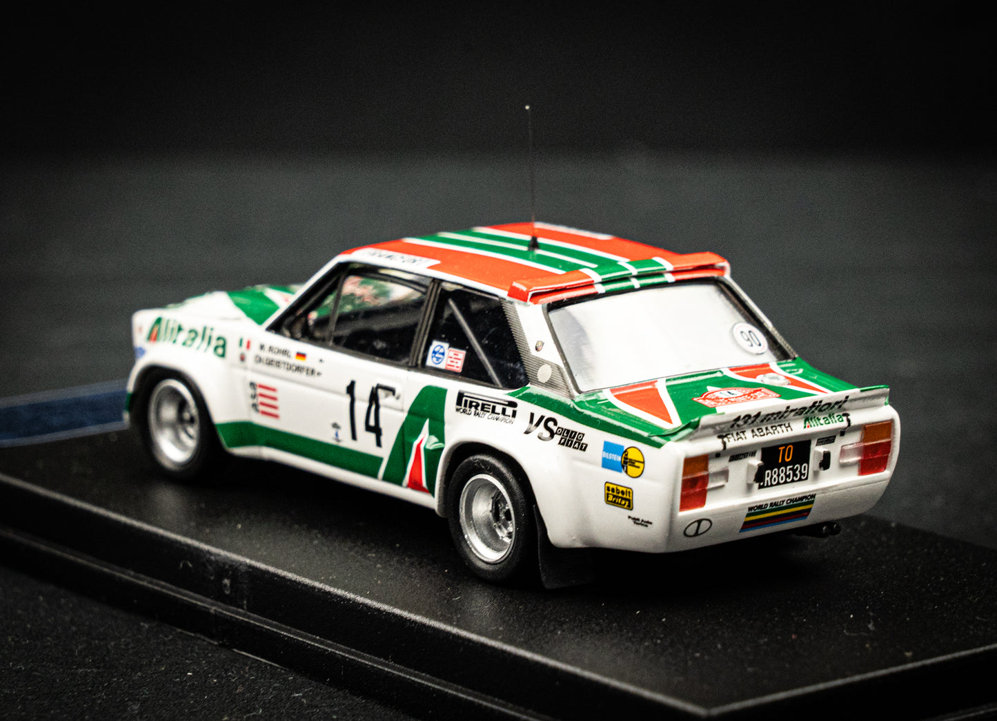 Fiat Abarth 131 lim. edition 1/150 #14 Röhrl / Geistdörfer - Monte Carlo Rallye 1979 1:43