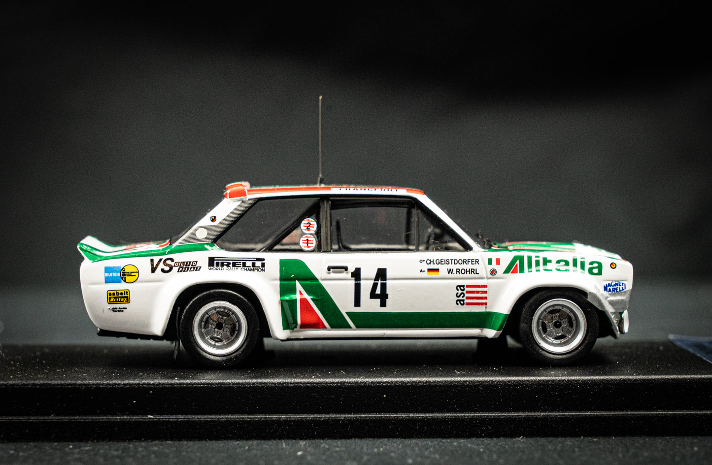 Fiat Abarth 131 lim. edition 1/150 #14 Röhrl / Geistdörfer - Monte Carlo Rallye 1979 1:43