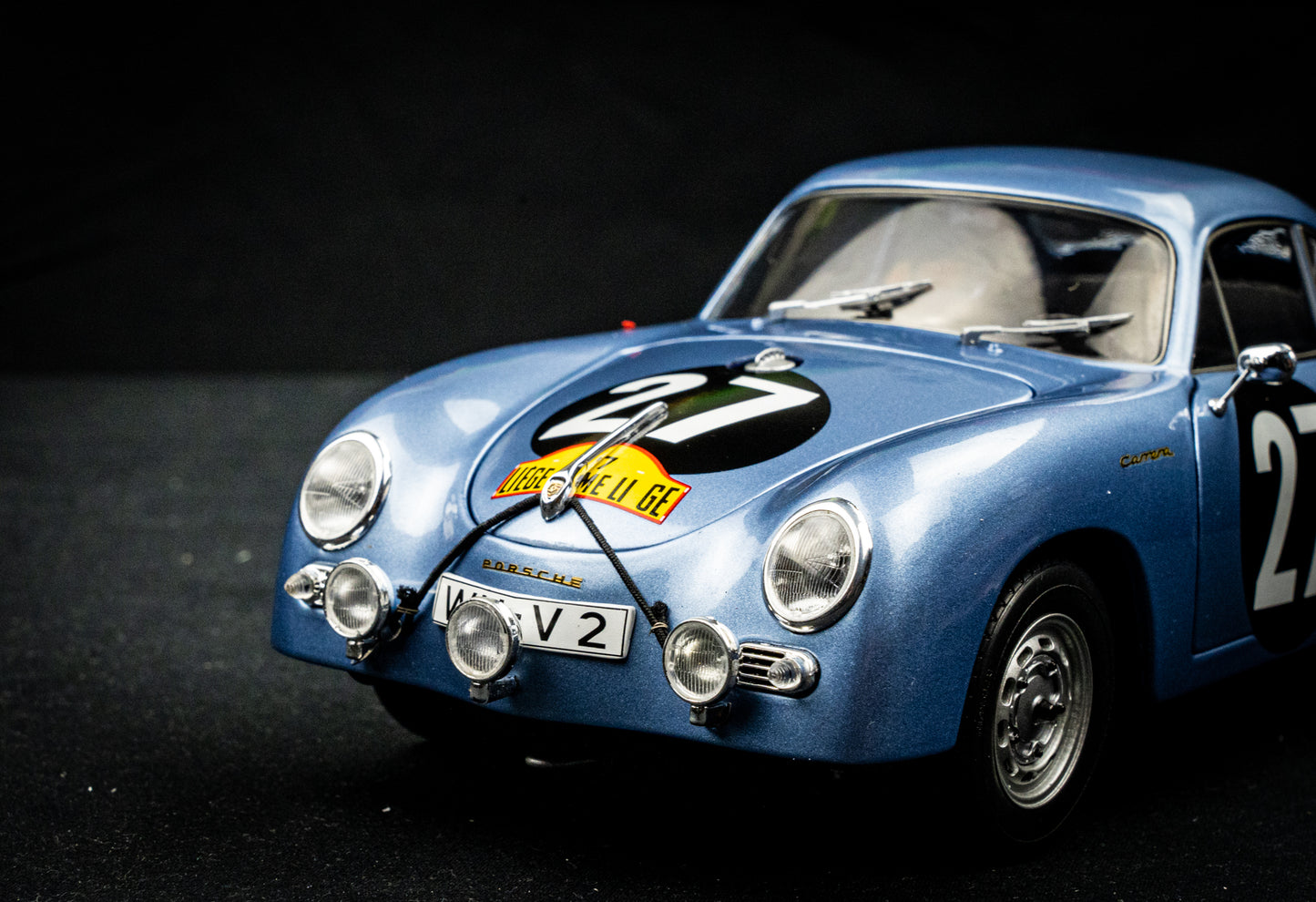 Porsche 356 A Carrera Coupe #27 Buchet / Strähle Sieger Rallye Lüttich - Lüttich 1959