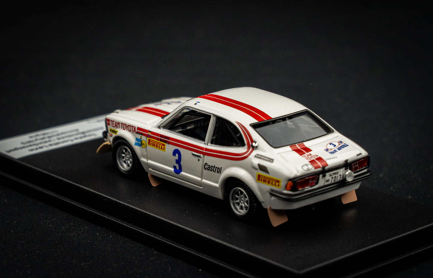 Toyota Corolla Levin lim. edition 1/150 Stk. #3 Warmbold / Davenport Acropolis Rallye 1975