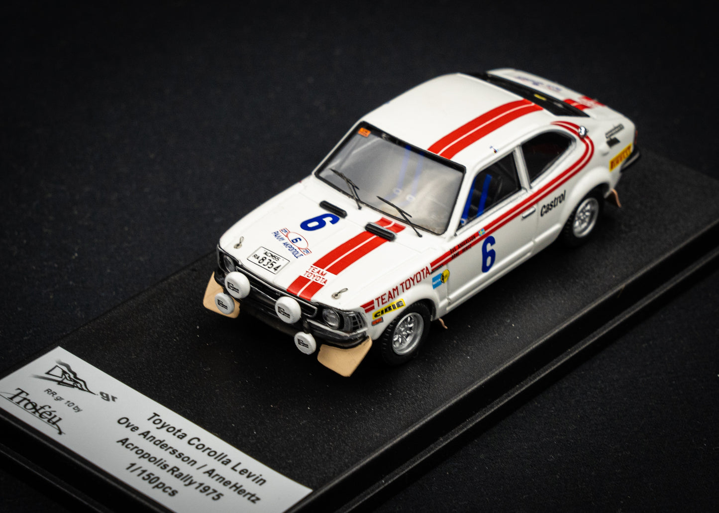 Toyota Corolla Levin lim. edition 1/150 Stk. #6 Andersson / Hertz Acropolis Rallye 1975