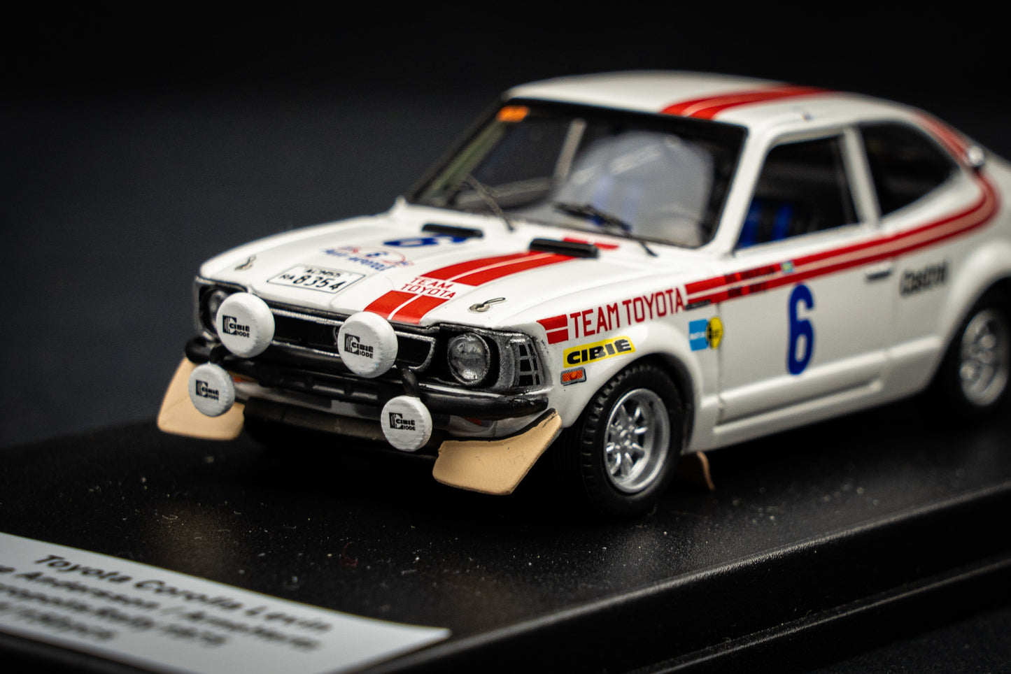 Toyota Corolla Levin lim. edition 1/150 Stk. #6 Andersson / Hertz Acropolis Rallye 1975