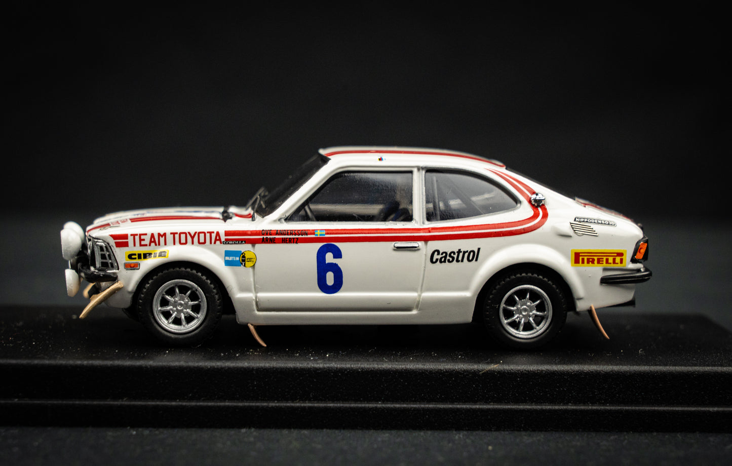 Toyota Corolla Levin lim. edition 1/150 Stk. #6 Andersson / Hertz Acropolis Rallye 1975