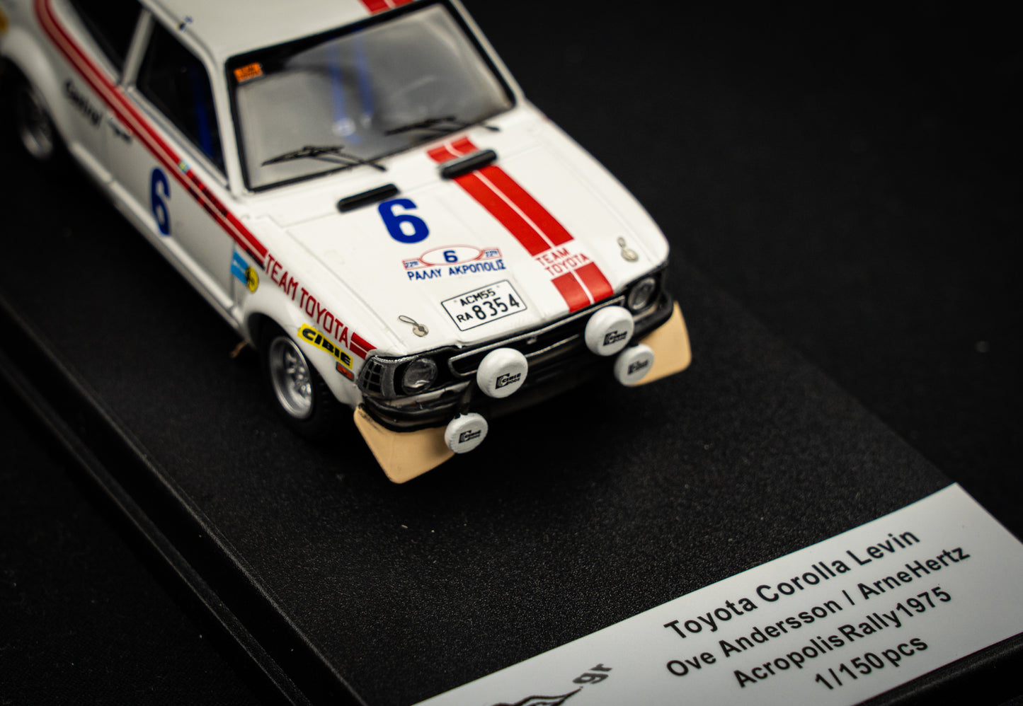 Toyota Corolla Levin lim. edition 1/150 Stk. #6 Andersson / Hertz Acropolis Rallye 1975