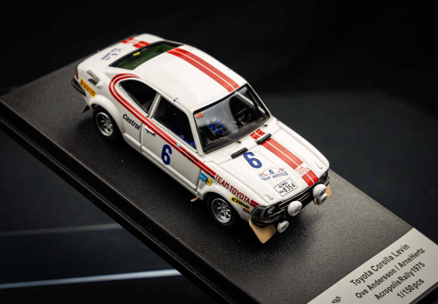 Toyota Corolla Levin lim. edition 1/150 Stk. #6 Andersson / Hertz Acropolis Rallye 1975