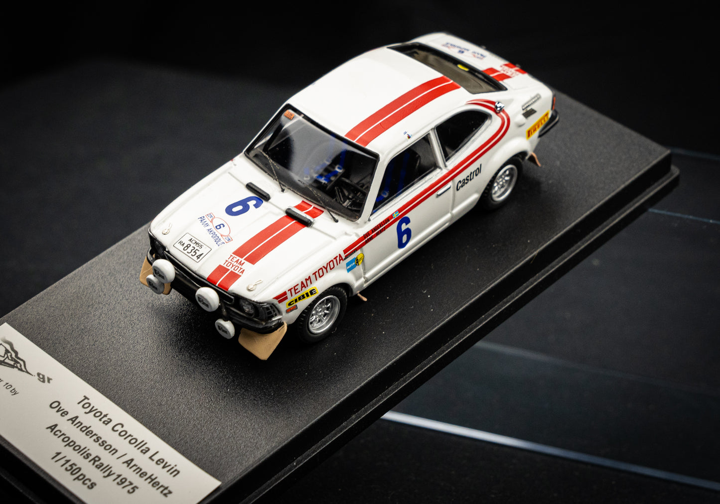 Toyota Corolla Levin lim. edition 1/150 Stk. #6 Andersson / Hertz Acropolis Rallye 1975