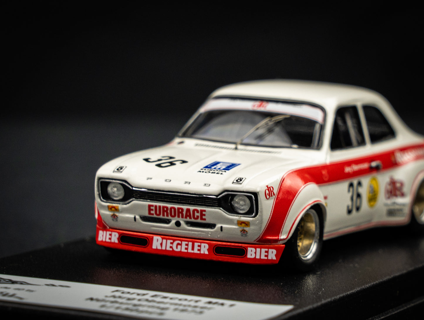 Ford Escort Mk1 lim. edition 1 / 150. Stk. #36 Jörg Obermoser Nürburgring 1973 - Trofeu 1:43