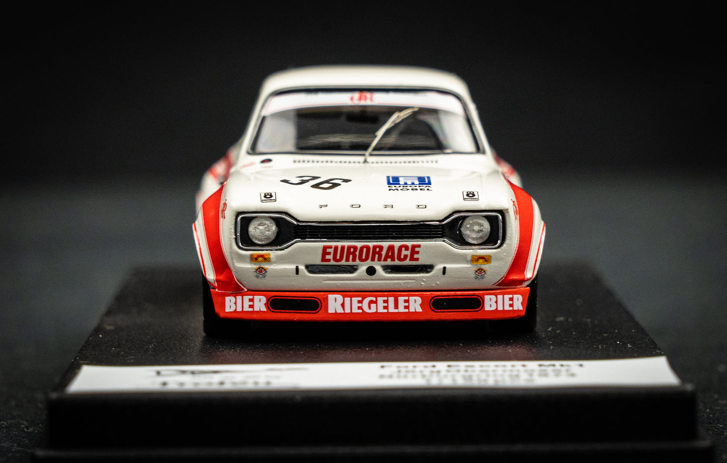 Ford Escort Mk1 lim. edition 1 / 150. Stk. #36 Jörg Obermoser Nürburgring 1973 - Trofeu 1:43