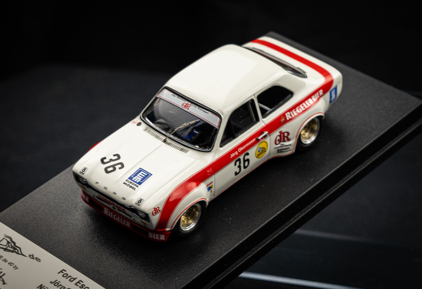 Ford Escort Mk1 lim. edition 1 / 150. Stk. #36 Jörg Obermoser Nürburgring 1973 - Trofeu 1:43
