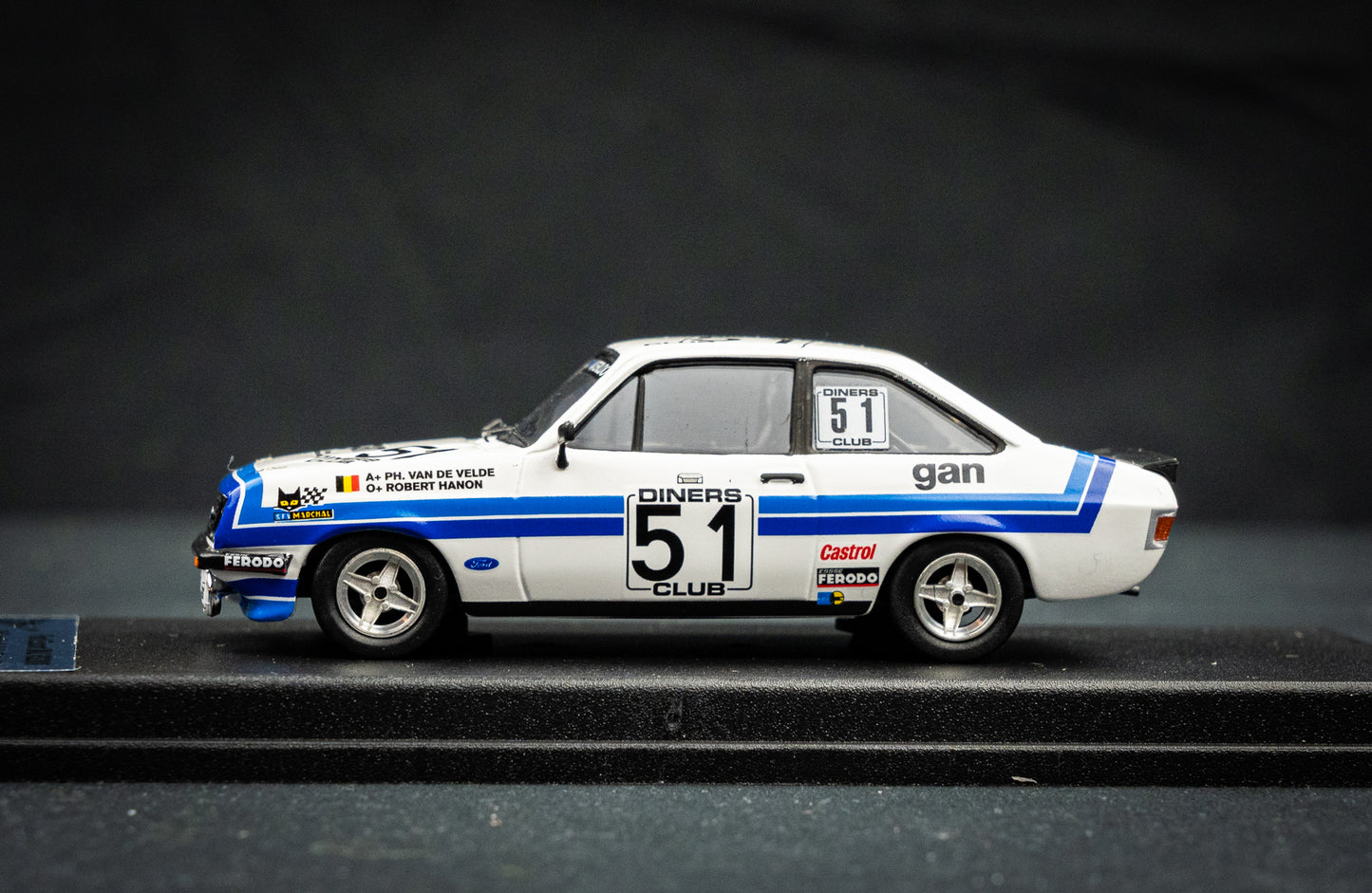 Ford Escort Mk2 RS2000 lim. Edition 150 Stk. #51 van de Velde / Hanon 24h Spa 1981