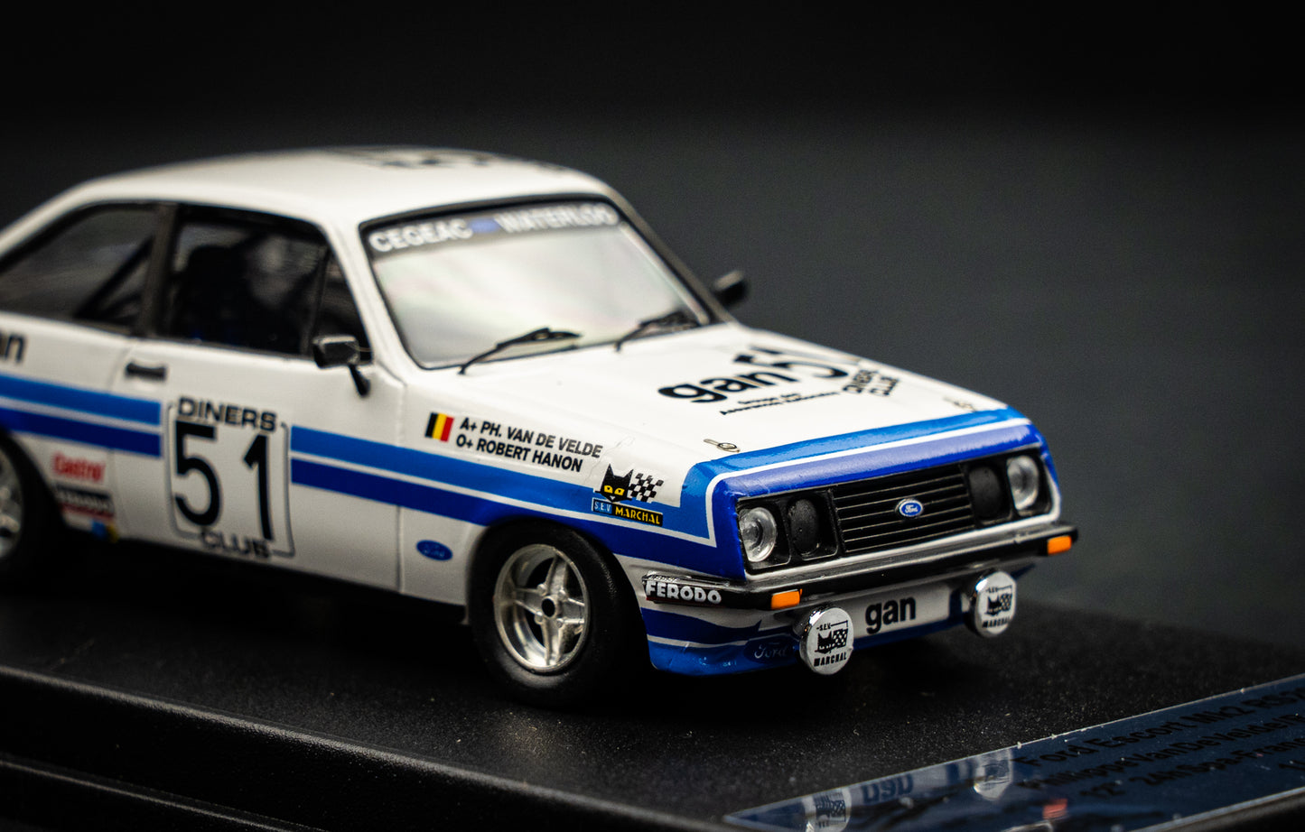 Ford Escort Mk2 RS2000 lim. Edition 150 Stk. #51 van de Velde / Hanon 24h Spa 1981