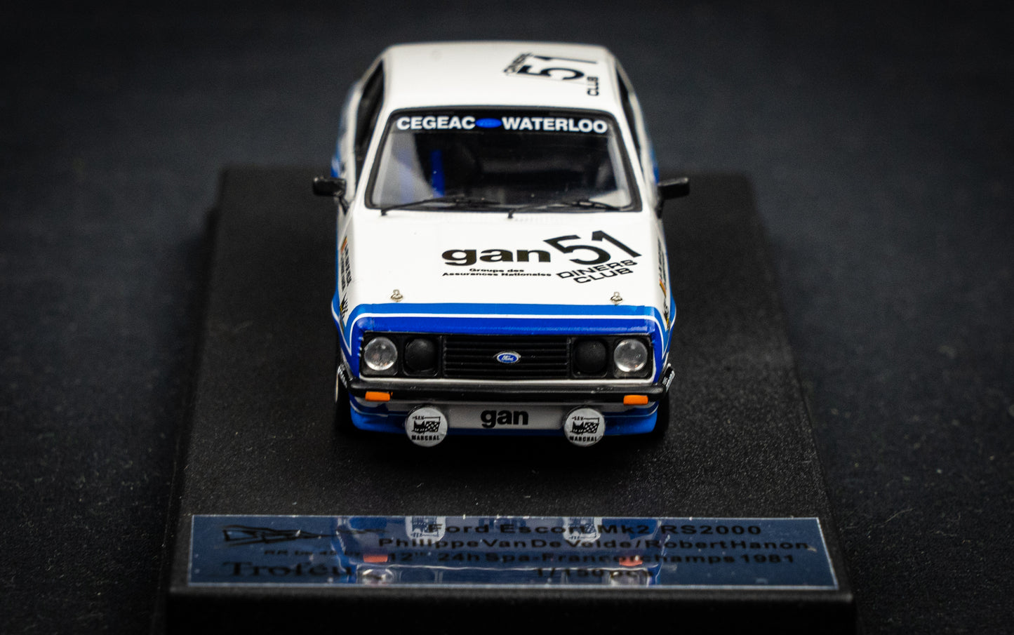 Ford Escort Mk2 RS2000 lim. Edition 150 Stk. #51 van de Velde / Hanon 24h Spa 1981