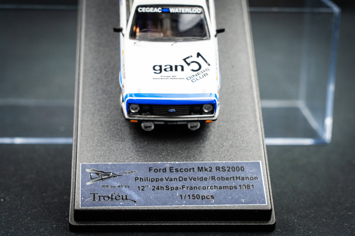 Ford Escort Mk2 RS2000 lim. Edition 150 Stk. #51 van de Velde / Hanon 24h Spa 1981