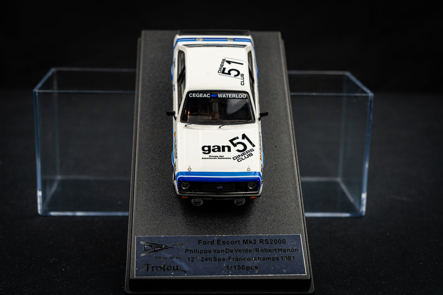 Ford Escort Mk2 RS2000 lim. Edition 150 Stk. #51 van de Velde / Hanon 24h Spa 1981