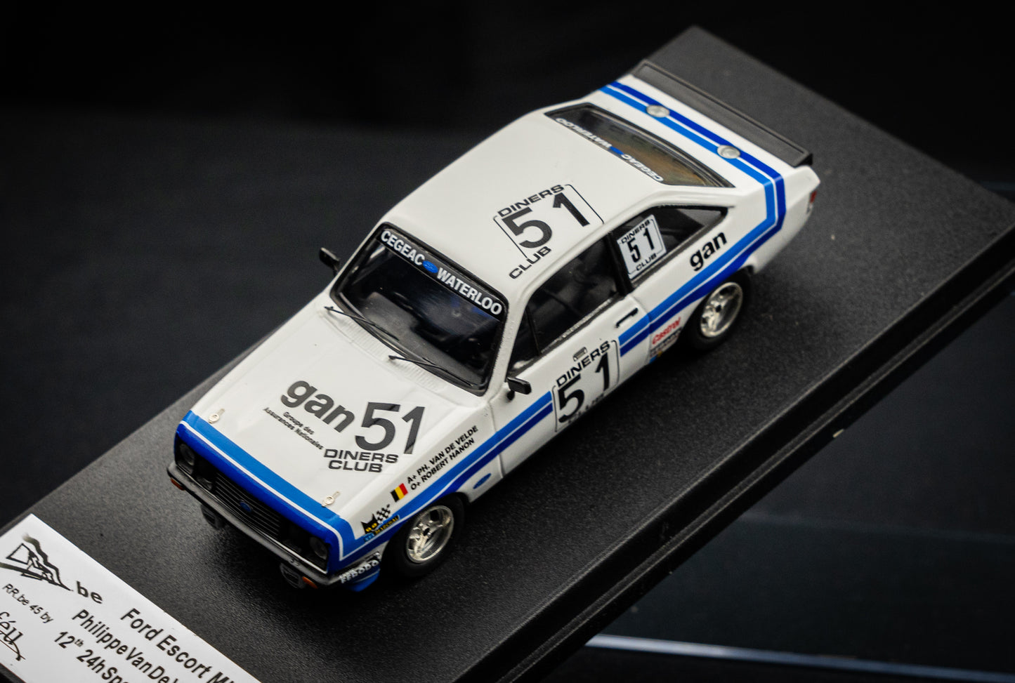 Ford Escort Mk2 RS2000 lim. Edition 150 Stk. #51 van de Velde / Hanon 24h Spa 1981