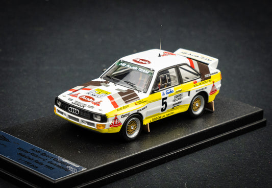 Audi Sport Quattro lim. edition 1/150 Stk. #5 Röhrl / Geistdörfer Schweden Rallye 1985