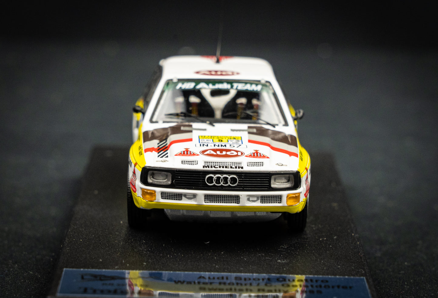 Audi Sport Quattro lim. edition 1/150 Stk. #5 Röhrl / Geistdörfer Schweden Rallye 1985