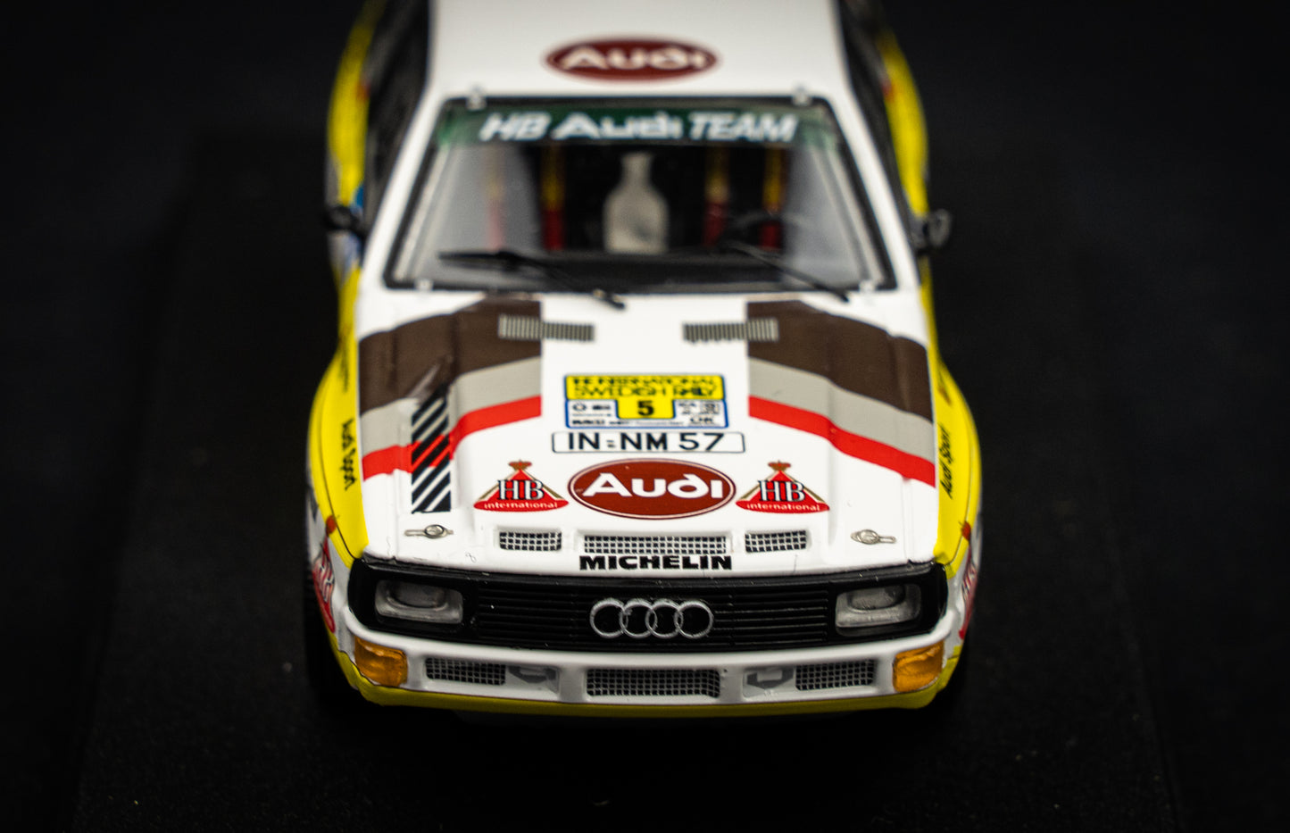 Audi Sport Quattro lim. edition 1/150 Stk. #5 Röhrl / Geistdörfer Schweden Rallye 1985