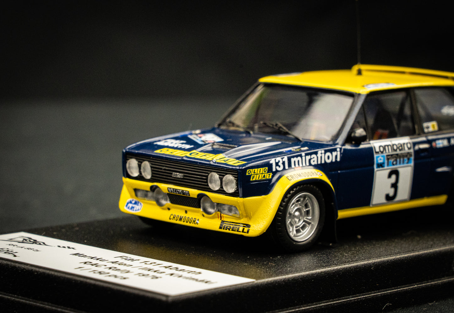 Fiat 131 Abarth lim. edition 1/150 Stk. #3 Alen / Kivimäki RAC Rallye 1976