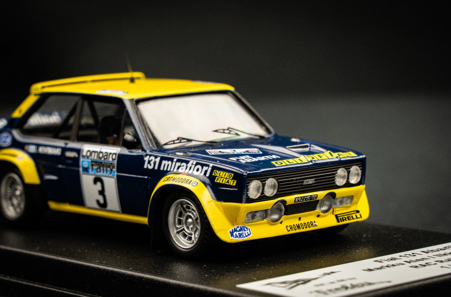 Fiat 131 Abarth lim. edition 1/150 Stk. #3 Alen / Kivimäki RAC Rallye 1976