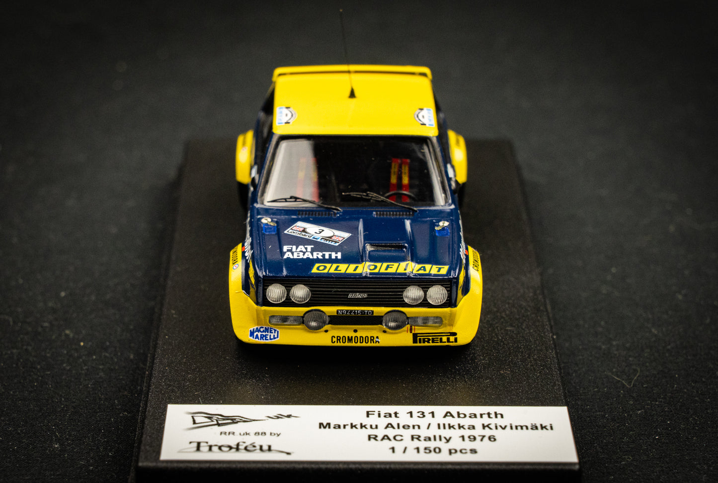 Fiat 131 Abarth lim. edition 1/150 Stk. #3 Alen / Kivimäki RAC Rallye 1976