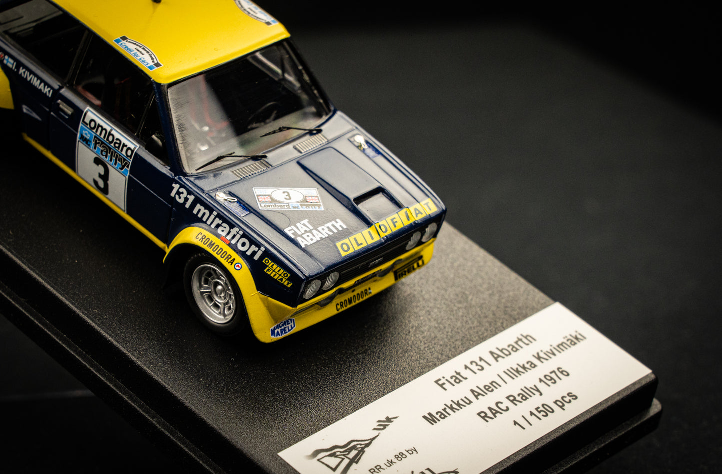 Fiat 131 Abarth lim. edition 1/150 Stk. #3 Alen / Kivimäki RAC Rallye 1976