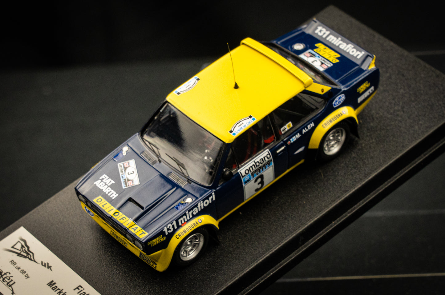 Fiat 131 Abarth lim. edition 1/150 Stk. #3 Alen / Kivimäki RAC Rallye 1976