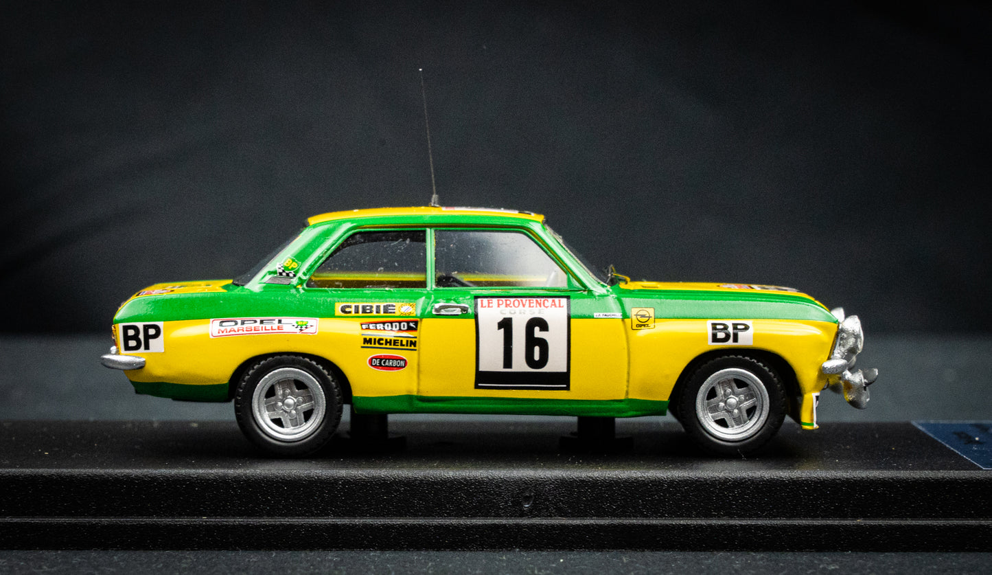 Opel Ascona 1.9 SR lim. edition 1/150 Stk. #16 Clarr / Fauchille P7 Korsika Rallye 1974