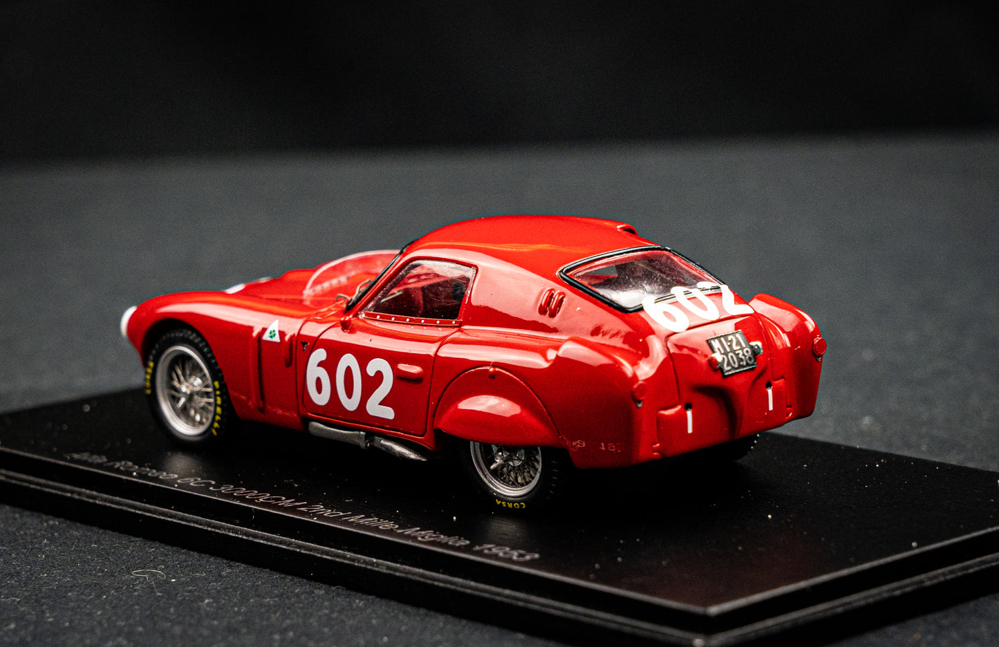 Alfa Romeo 6C 3000ccm #602 Fangio / Sala 2nd Mille Miglia 1953 1:43 Spark