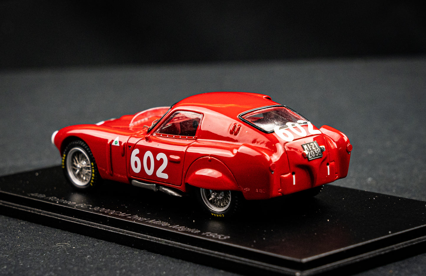 Alfa Romeo 6C 3000ccm #602 Fangio / Sala  2nd Mille Miglia 1953 1:43 Spark