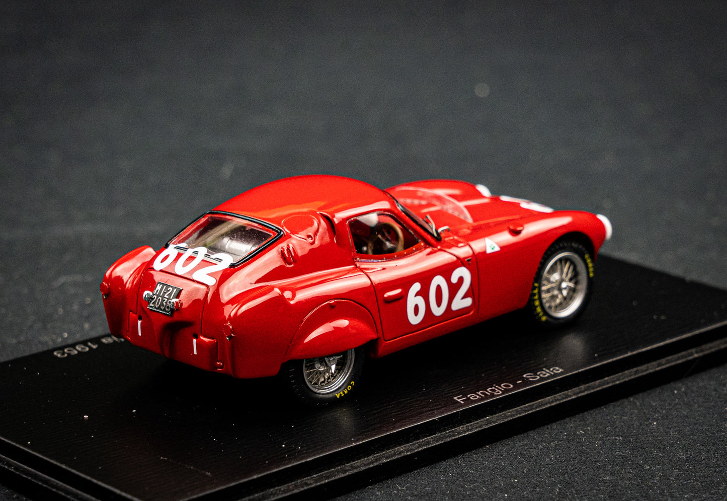 Alfa Romeo 6C 3000ccm #602 Fangio / Sala 2nd Mille Miglia 1953 1:43 Spark