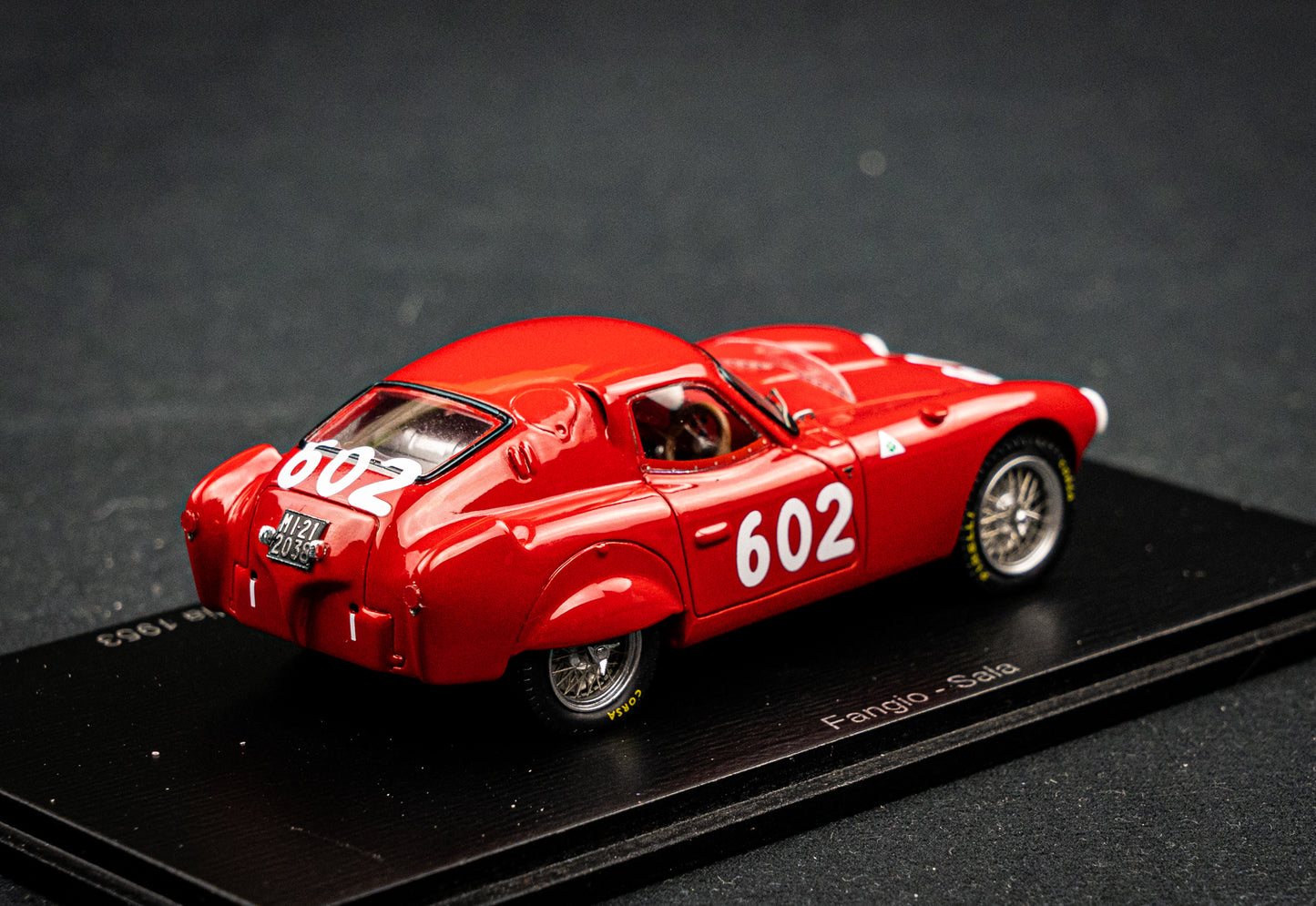 Alfa Romeo 6C 3000ccm #602 Fangio / Sala  2nd Mille Miglia 1953 1:43 Spark