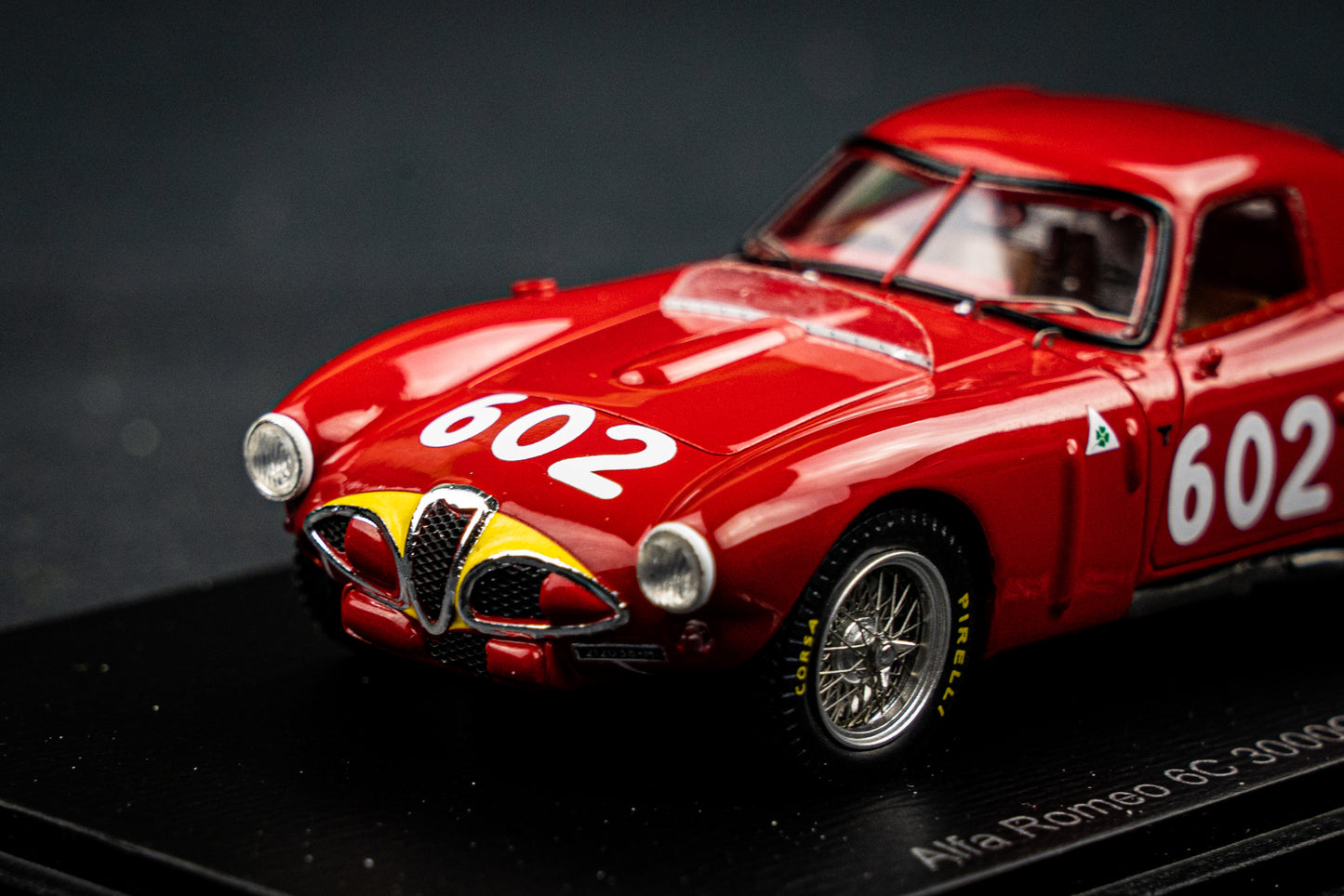 Alfa Romeo 6C 3000ccm #602 Fangio / Sala 2nd Mille Miglia 1953 1:43 Spark