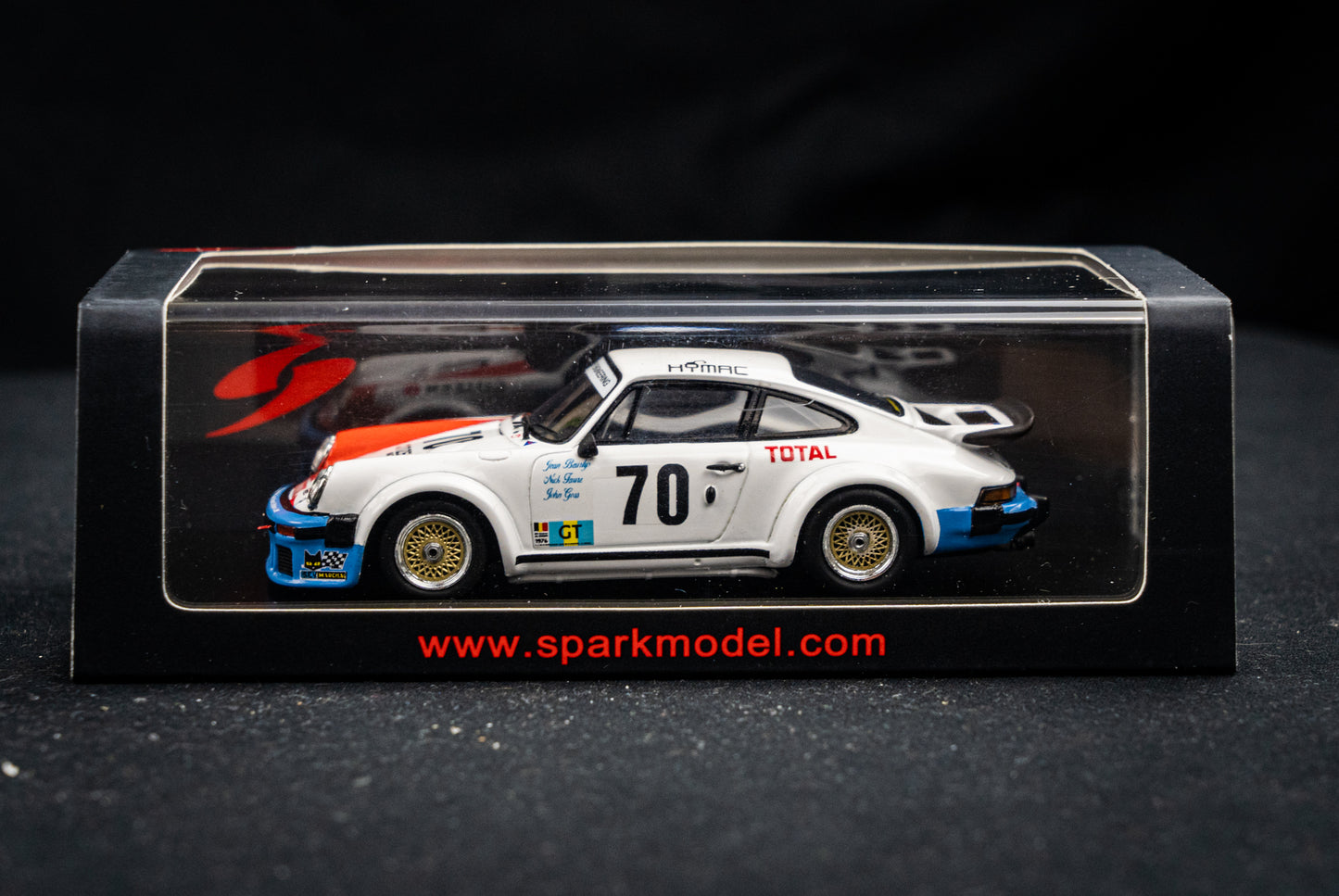 Porsche 934 #70 Blaton / Faure / Goss 24h LeMans 1976 1:43 Spark