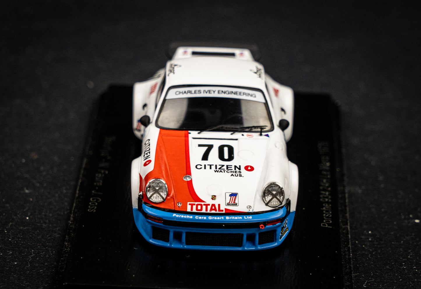Porsche 934 #70 Blaton / Faure / Goss 24h LeMans 1976 1:43 Spark