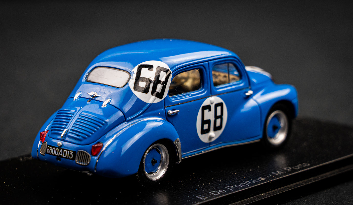 Renault 4CV 1063 #68 De Regibus / Porta 24h LeMans 1952 1:43 Spark