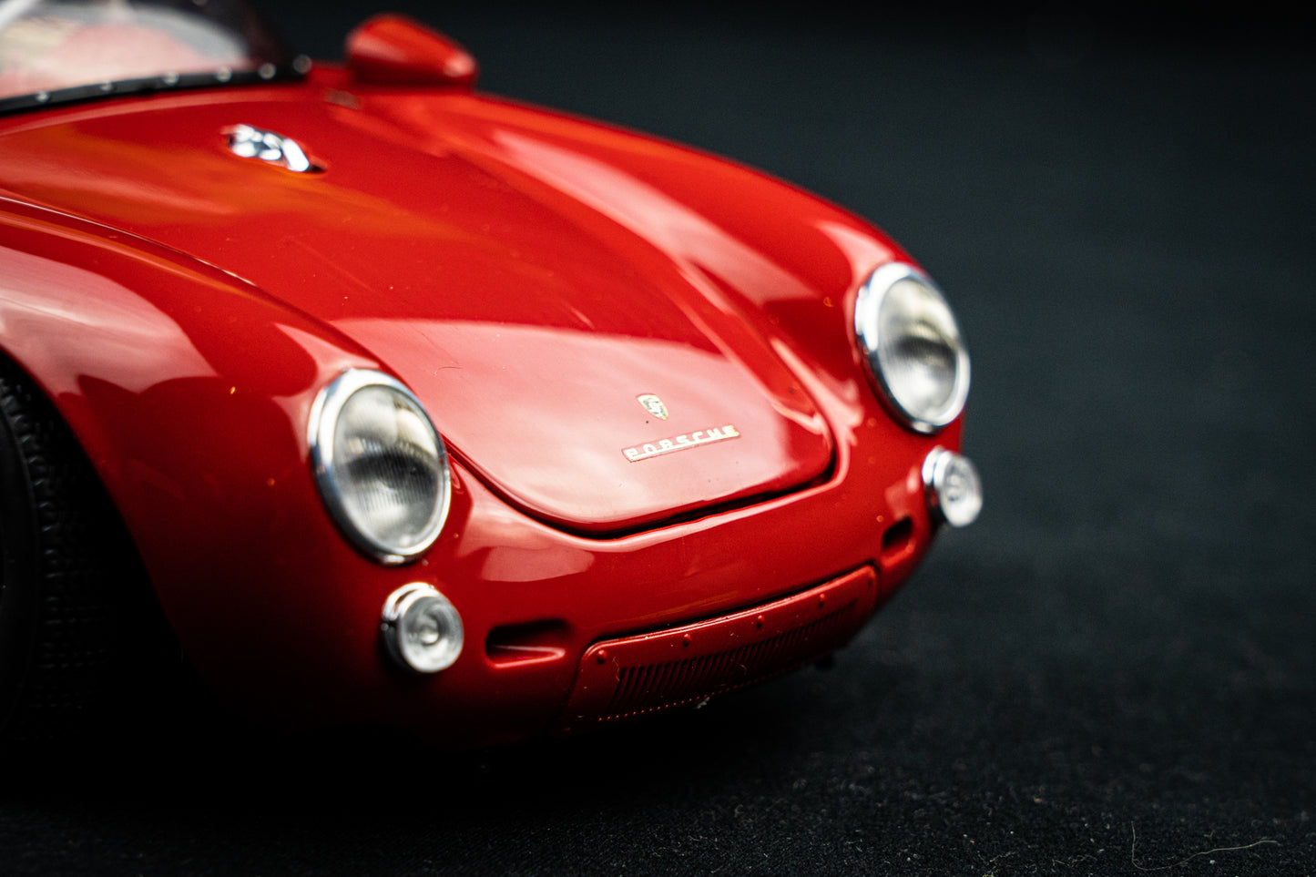 Porsche 550 A Spyder Baujahr 1953 - 57 in rot Schuco 1:18