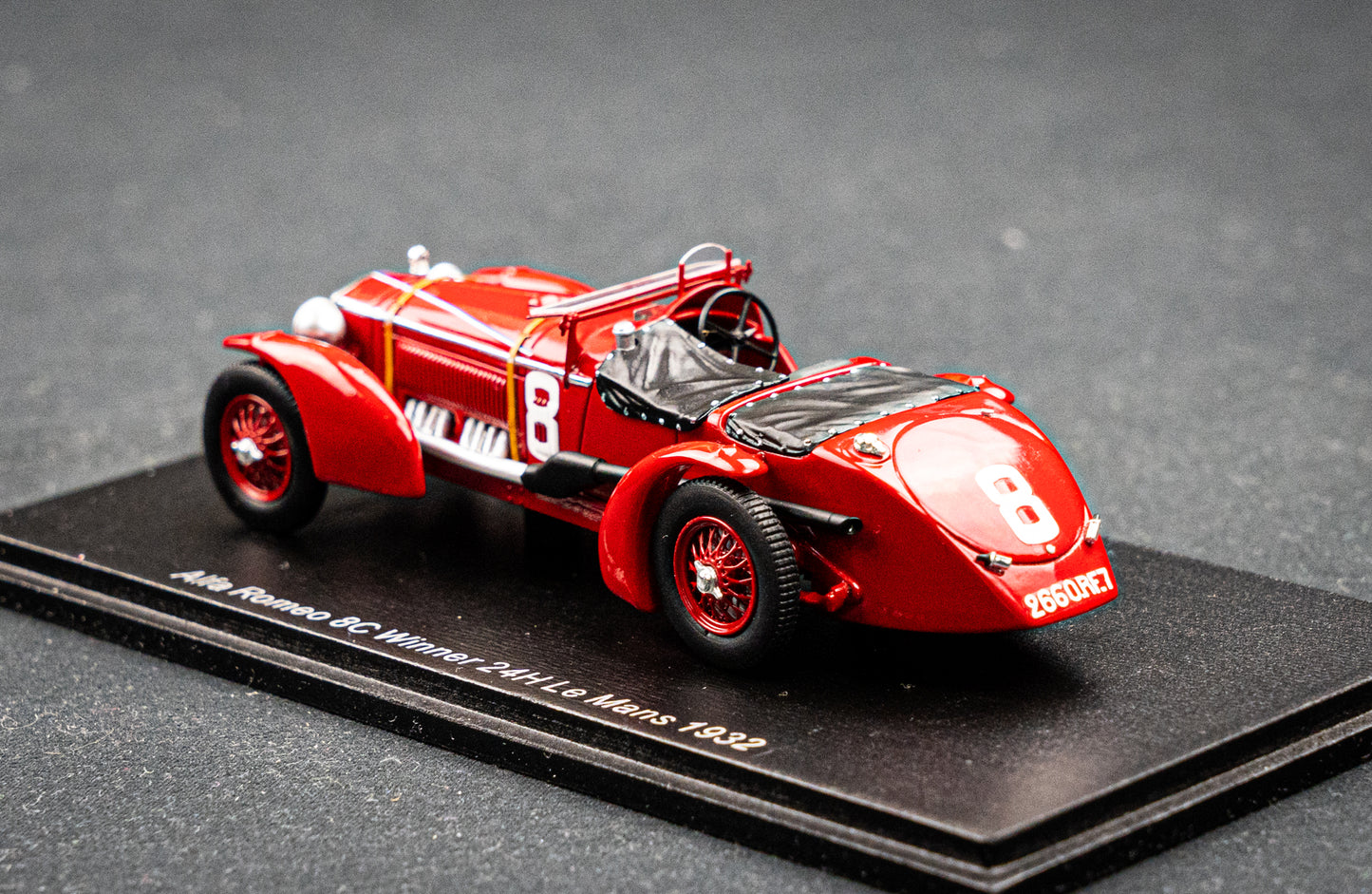 Alfa Romeo 8C #8 R. Sommer / L. Chinetti Sieger 24h LeMans 1932 Spark 1:43