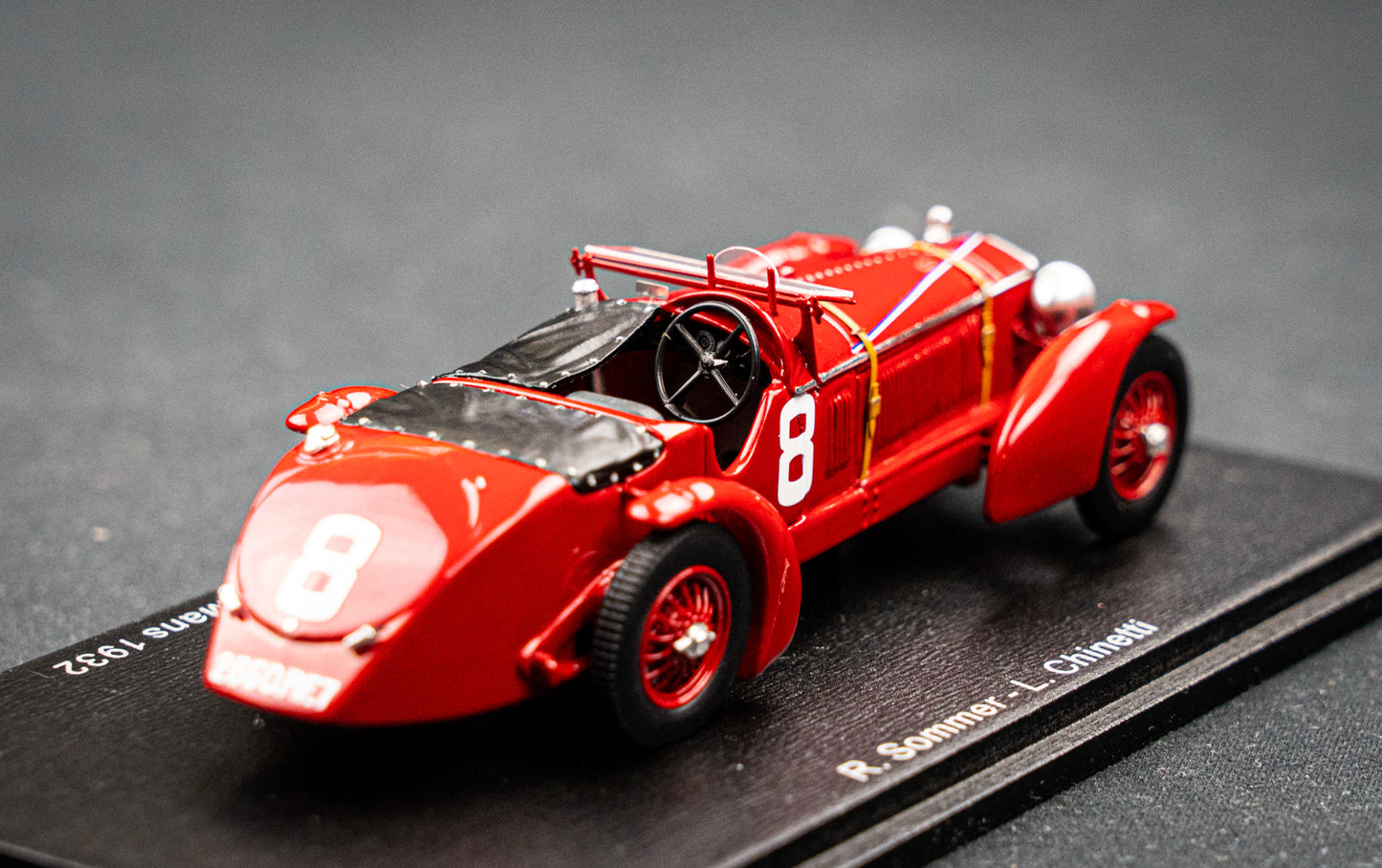 Alfa Romeo 8C #8 R. Sommer / L. Chinetti Sieger 24h LeMans 1932 Spark 1:43