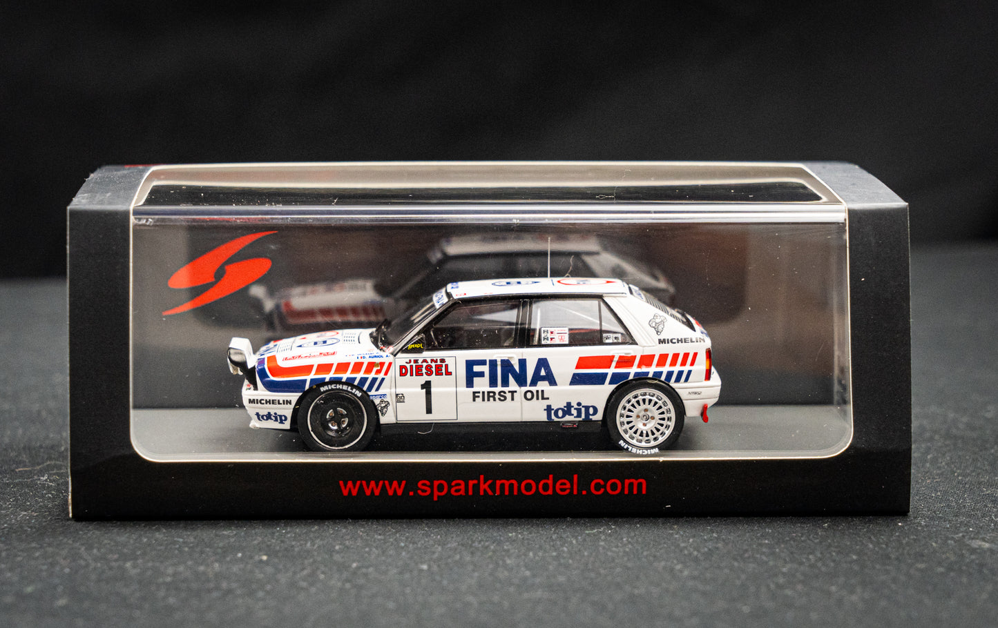 Lancia Delta Integrale 16V #1 D. Auriol / B. Occelli Winner Rallye SanRemo 1991 Spark 1:43
