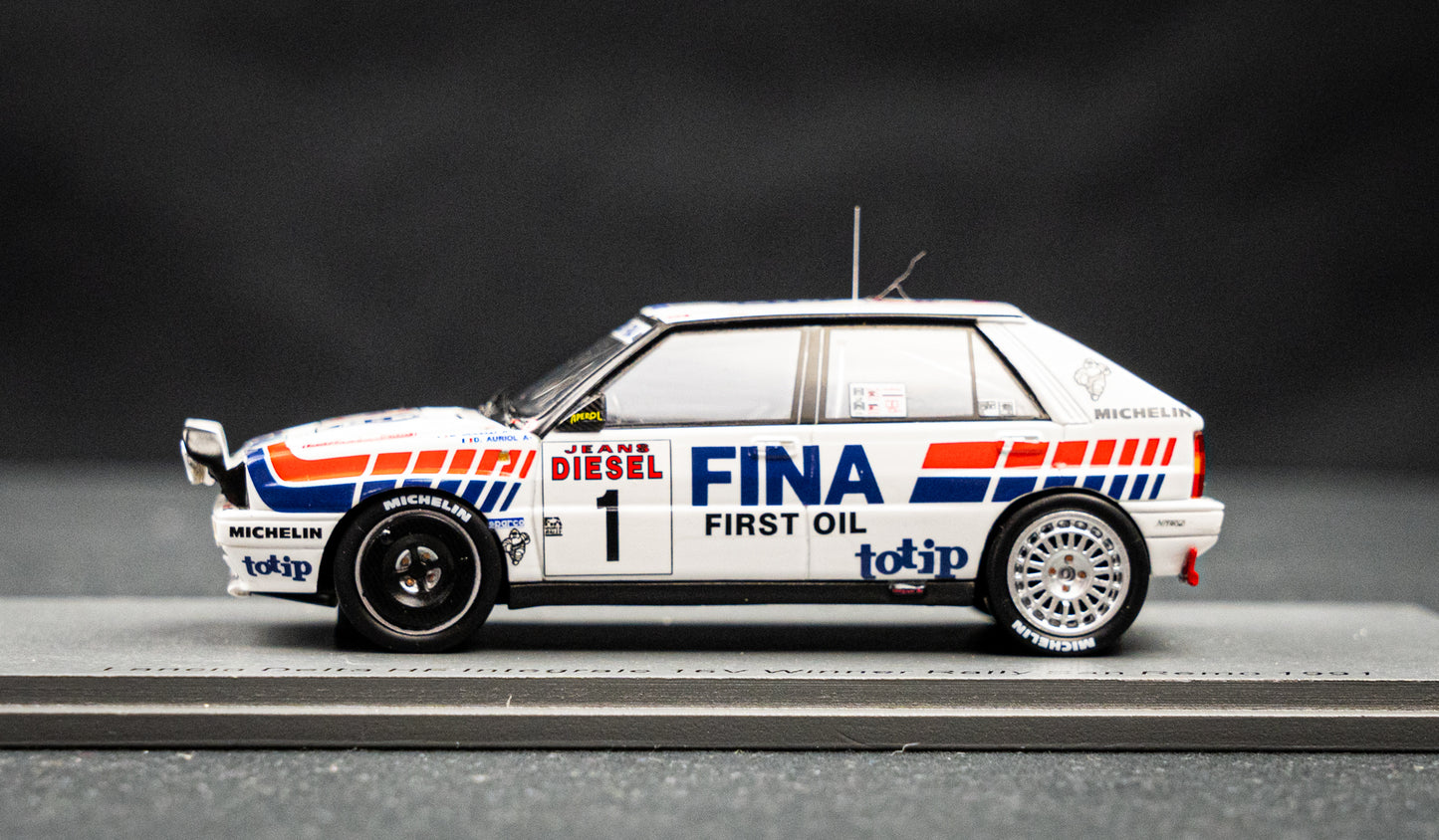Lancia Delta Integrale 16V #1 D. Auriol / B. Occelli Winner Rallye SanRemo 1991 Spark 1:43