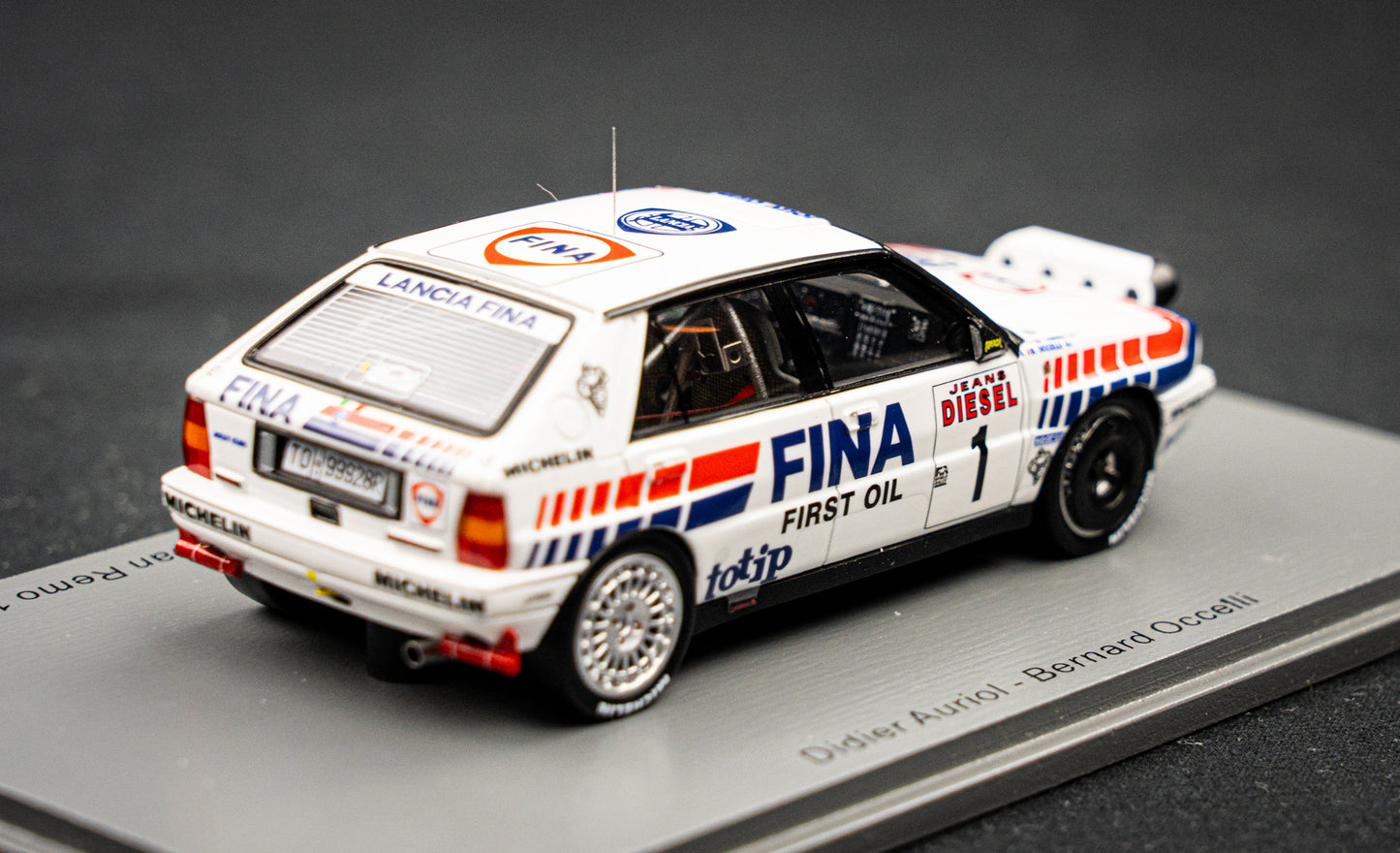 Lancia Delta Integrale 16V #1 D. Auriol / B. Occelli Winner Rallye SanRemo 1991 Spark 1:43