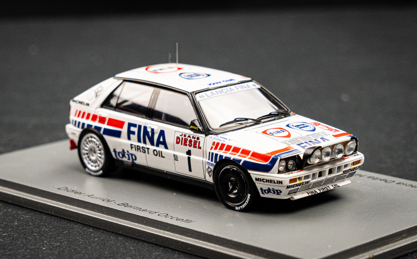 Lancia Delta Integrale 16V #1 D. Auriol / B. Occelli Winner Rallye SanRemo 1991 Spark 1:43