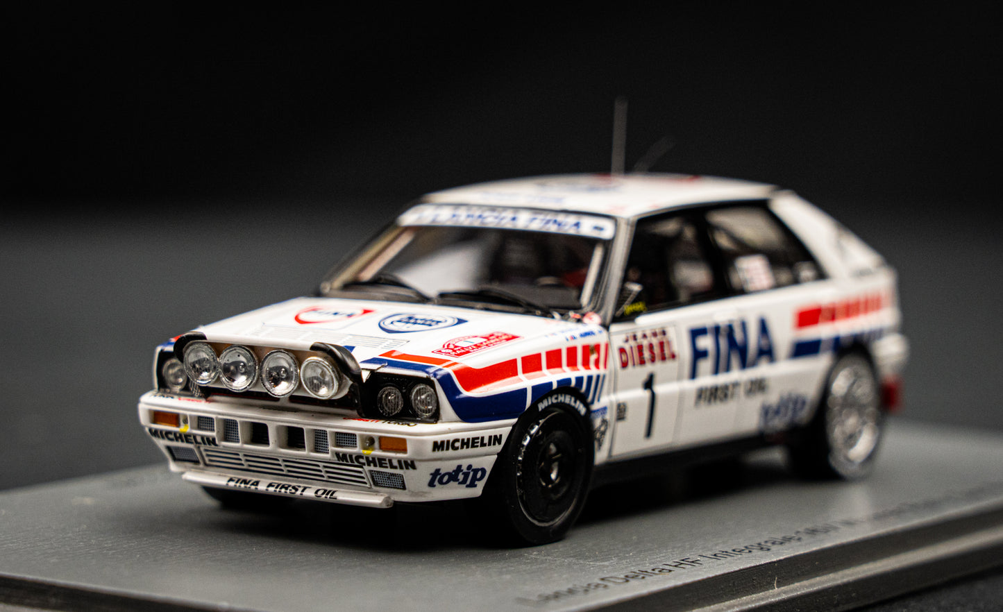 Lancia Delta Integrale 16V #1 D. Auriol / B. Occelli Winner Rallye SanRemo 1991 Spark 1:43
