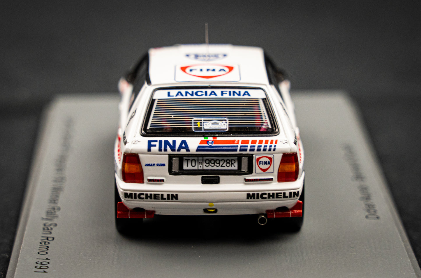 Lancia Delta Integrale 16V #1 D. Auriol / B. Occelli Winner Rallye SanRemo 1991 Spark 1:43